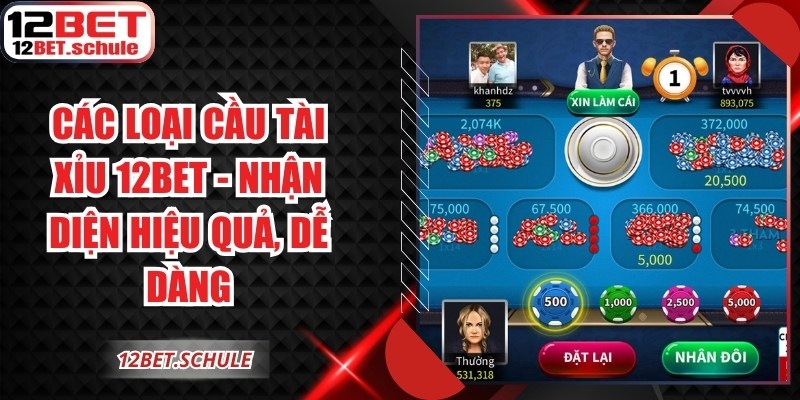 Các Loại Cầu Tài Xỉu 12BET