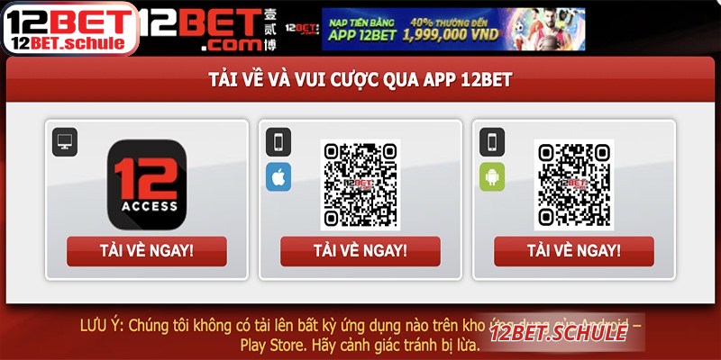 Tải App 12BET - Xu Hướng Giải Trí Tiện Lợi, Thú Vị 6 Hướng dẫn quy trình tải app 12BET nhanh chóng, tiện lợi