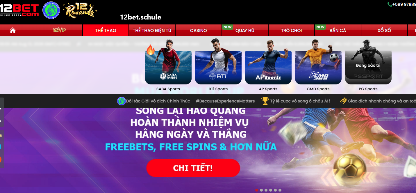 tham gia ca cuoc the thao 12bet phong phu